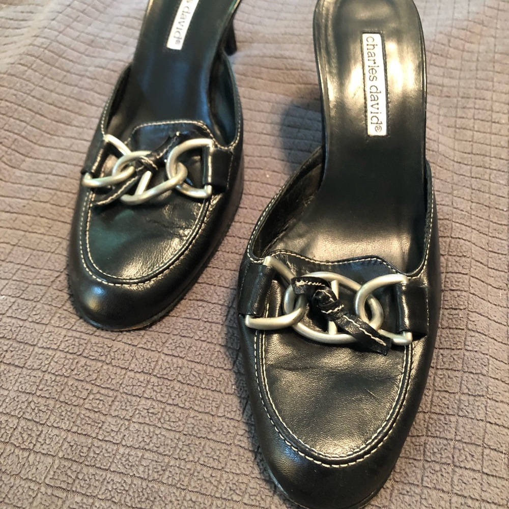 Charles David Kitten Heel Slides